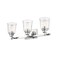 Z-Lite Bohin 3 Light Vanity, Chrome And Clear Seedy 464-3V-CH - alternate 5